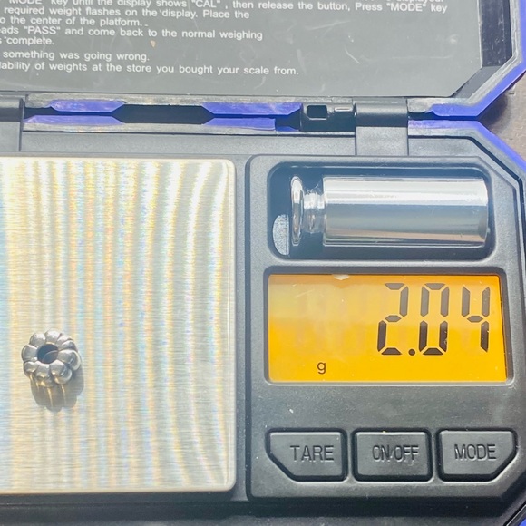 EUC Pandora 790163 Sterling Silver Grooved Clip - RETIRED - Picture 10 of 10